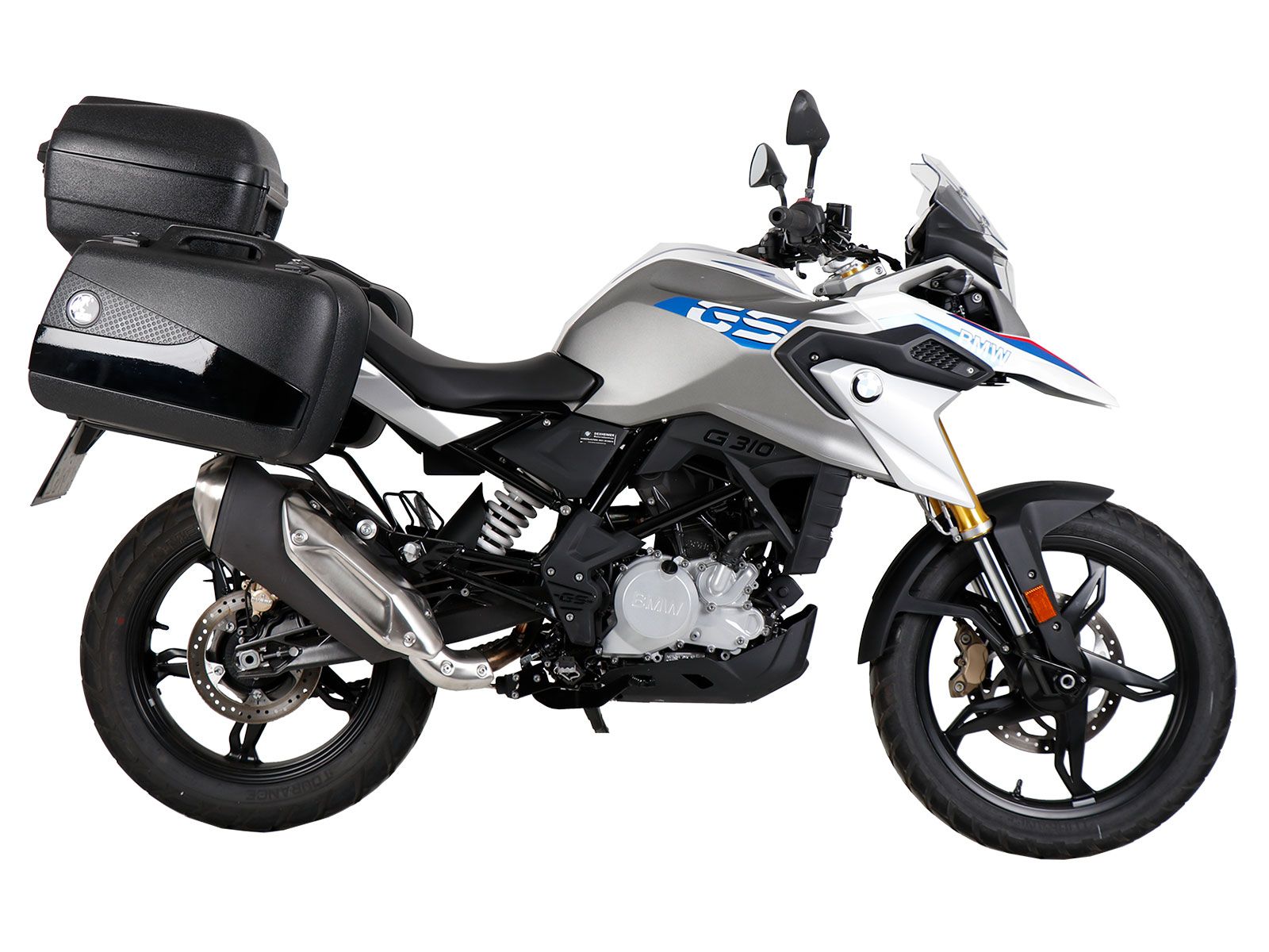 Seitenkofferträger festverschraubt schwarz für BMW G 310 GS (20-) Hepco & Becker