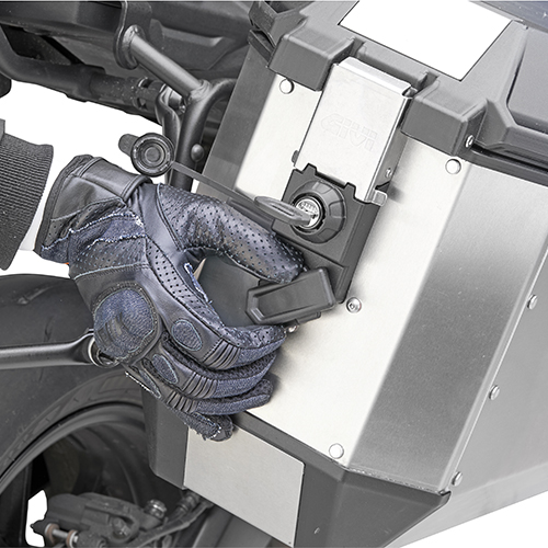 Trekker Alaska 36L Koffer-Satz MONOKEY silber Givi