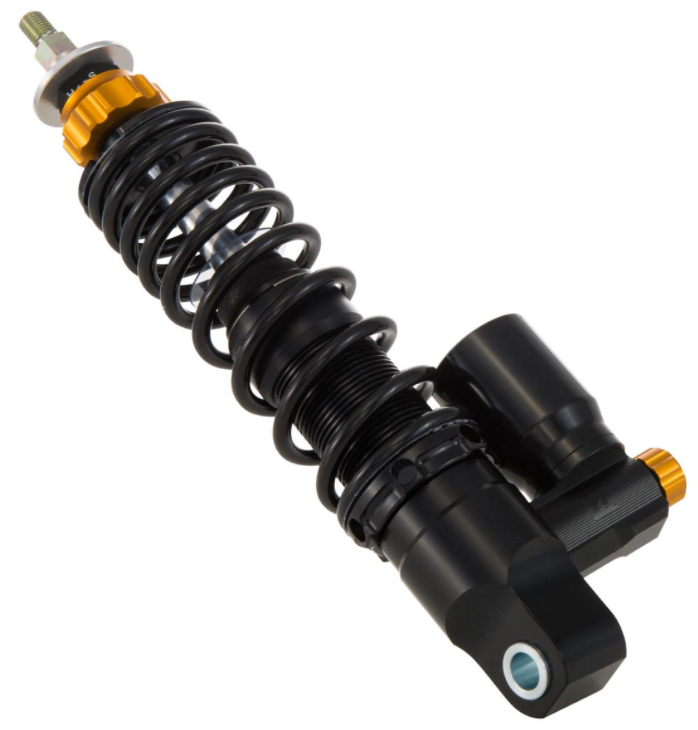 Stoßdämpfer "Black Edition", vorne für Vespa Primavera/​Sprint 50 -150ccm 2T/​4T AC, schwarz