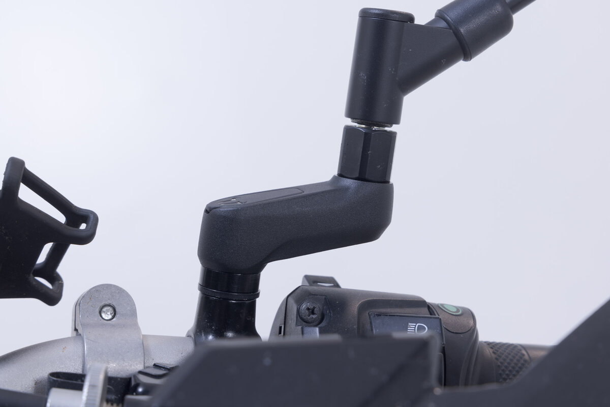 SW-Motech Spiegelverlängerung schwarz, max. Verlegung 40 mm, für BMW G 310 GS /R