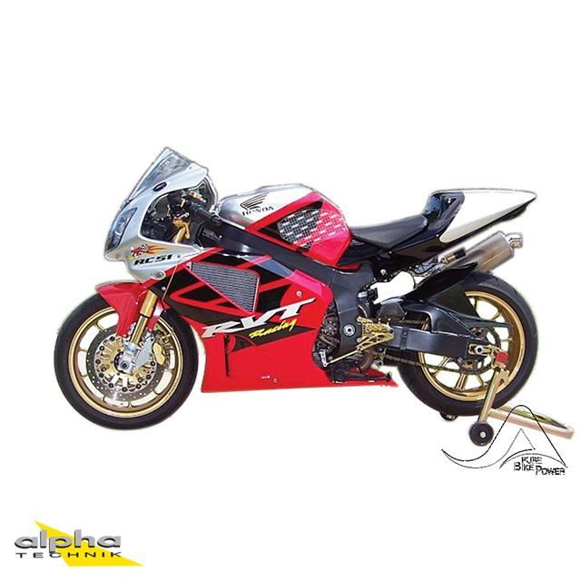 Stompgrip schwarz Volcano für Honda VTR1000 SP1 / SP2