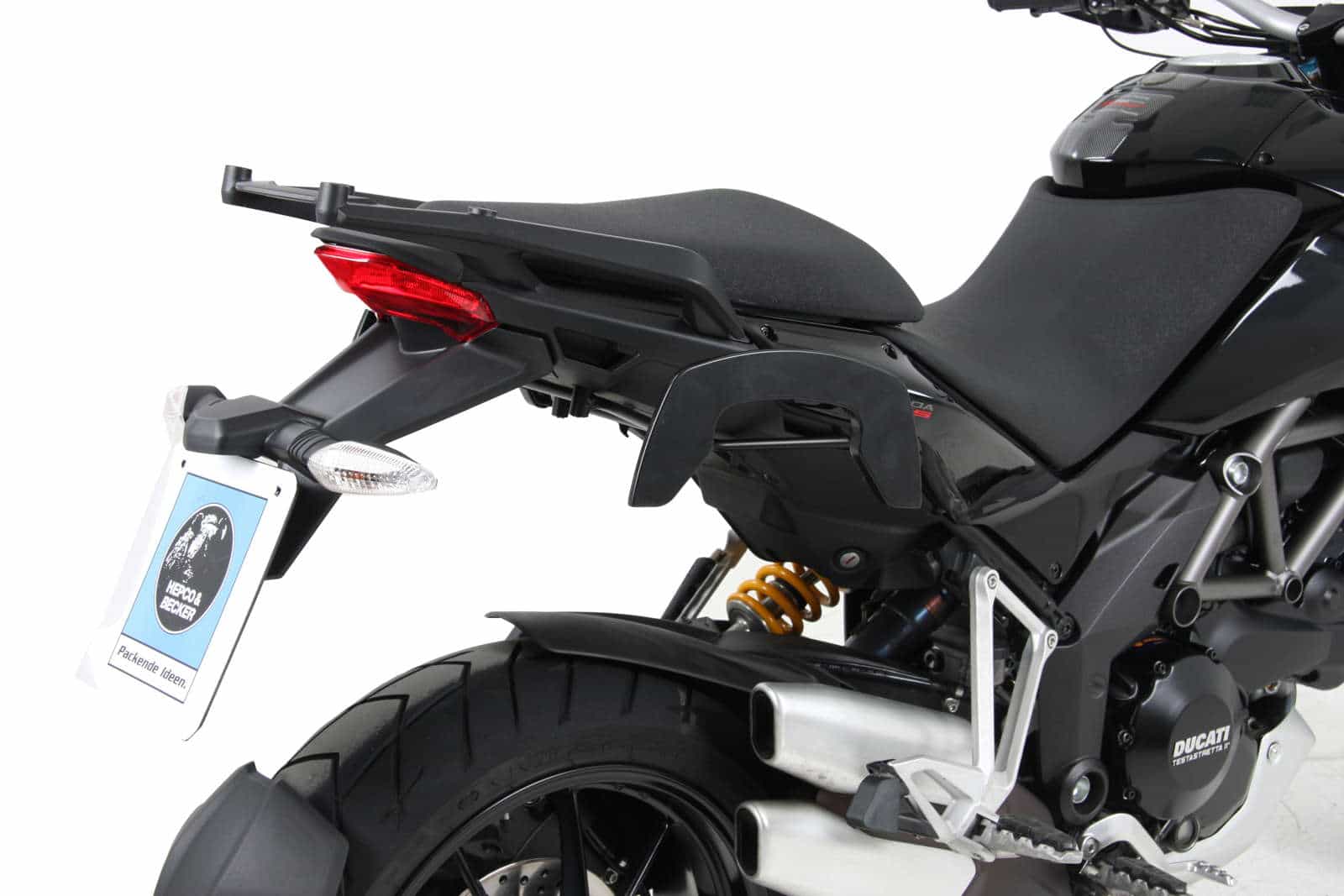 C-Bow Seitenträger schwarz für Ducati Multistrada 1200 /S (10-14) Hepco & Becker