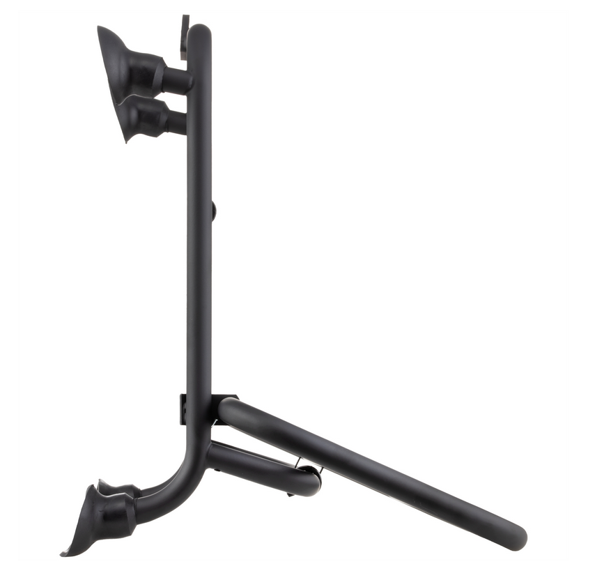 Gepäckträger vorne für Vespa GTS /​GTS Super HPE /​GTV 125/​300 ('19-), klappbar, schwarz matt