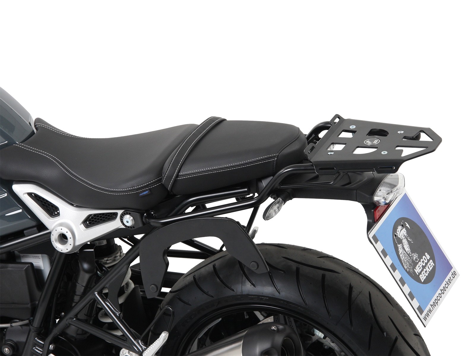 C-Bow Seitenträger schwarz für BMW R nineT Pure (17-23) Hepco & Becker