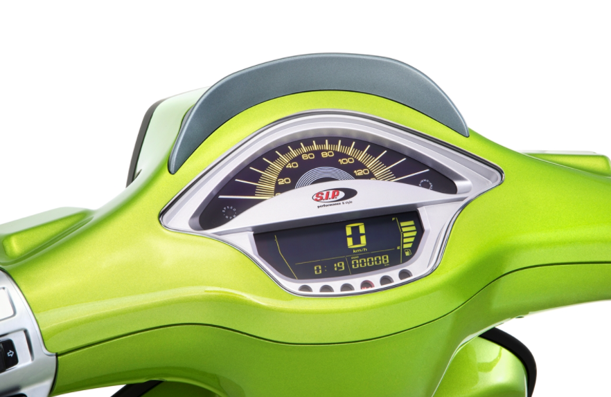 Drehzahlmesser/Tacho für Vespa Primavera/​Sprint 50-150ccm 2T/​4T AC, silber