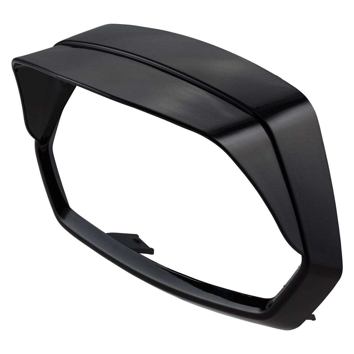 Lampenring schwarz glänzend mit Lampenschirm für Vespa Sprint 50-150ccm ('18-)