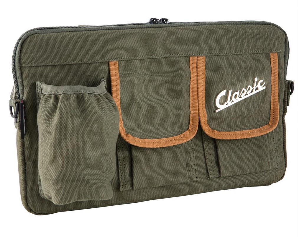 Tasche "Classic" für Gepäckfach/Handschuhfach Vespa - olive, Canvas