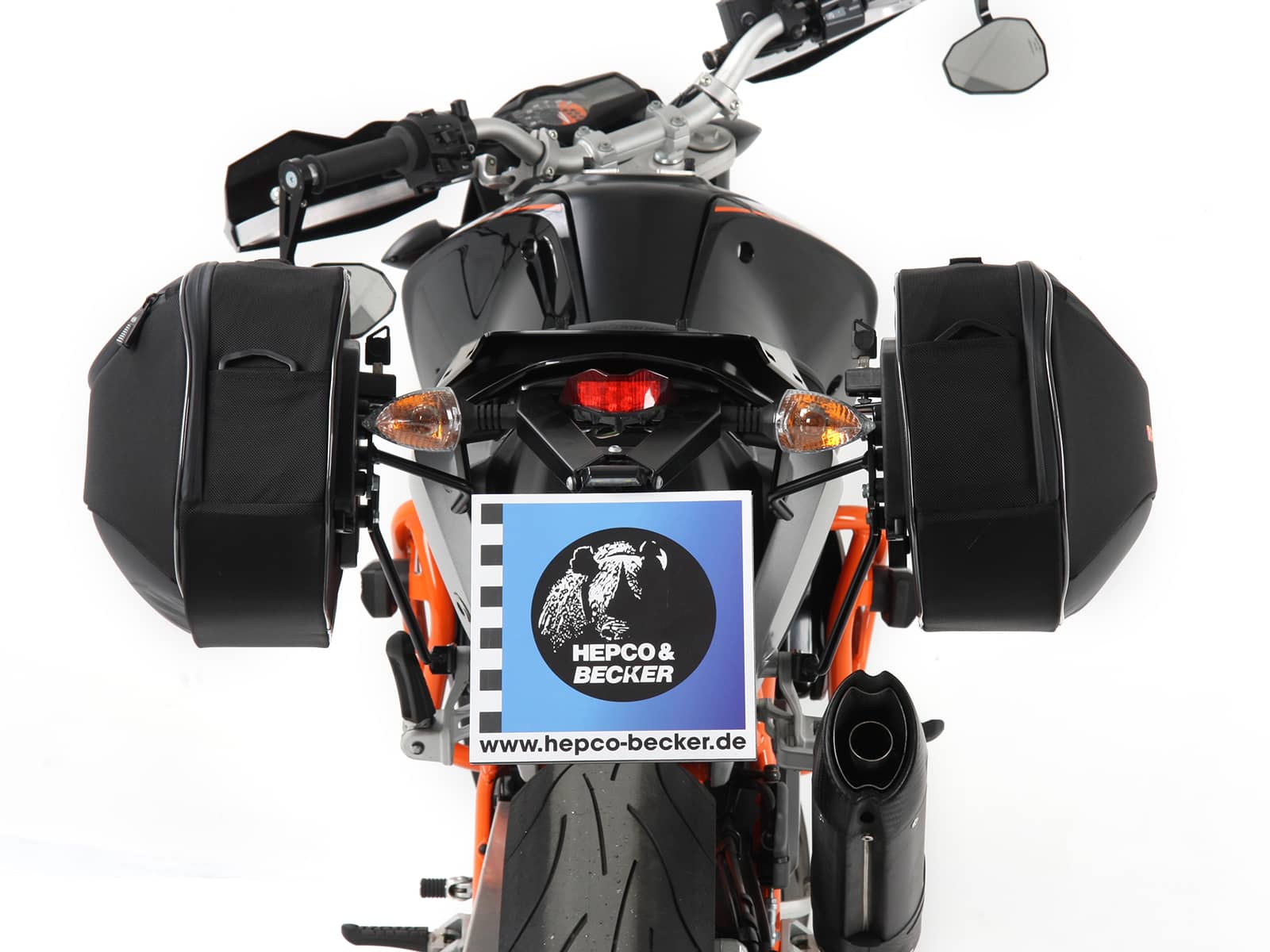 Softtaschensatz Street für C-Bow Träger schwarz Hepco & Becker