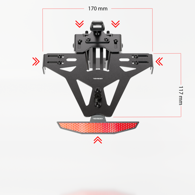 HIGHSIDER pro Kennzeichenhalter Akron-RS Pro