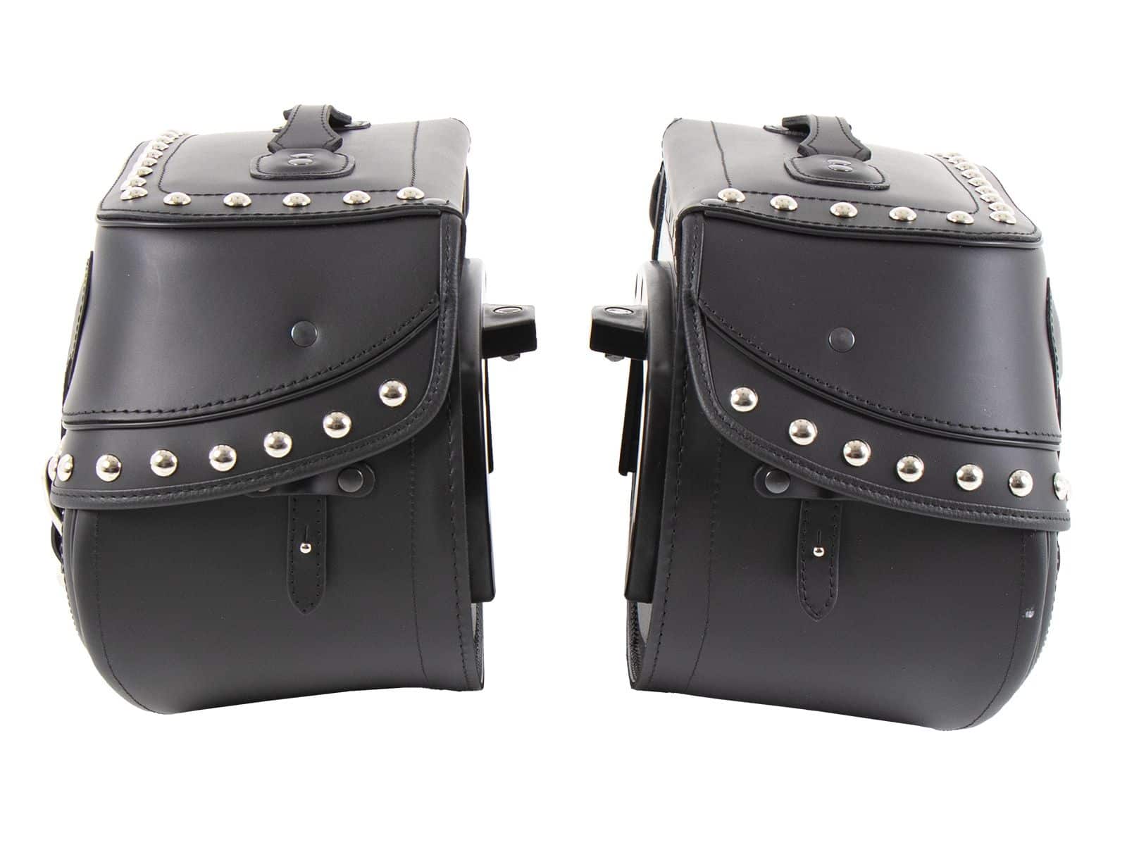 Satteltaschensatz Buffalo Big Custom schwarz für C-Bow Träger Hepco & Becker