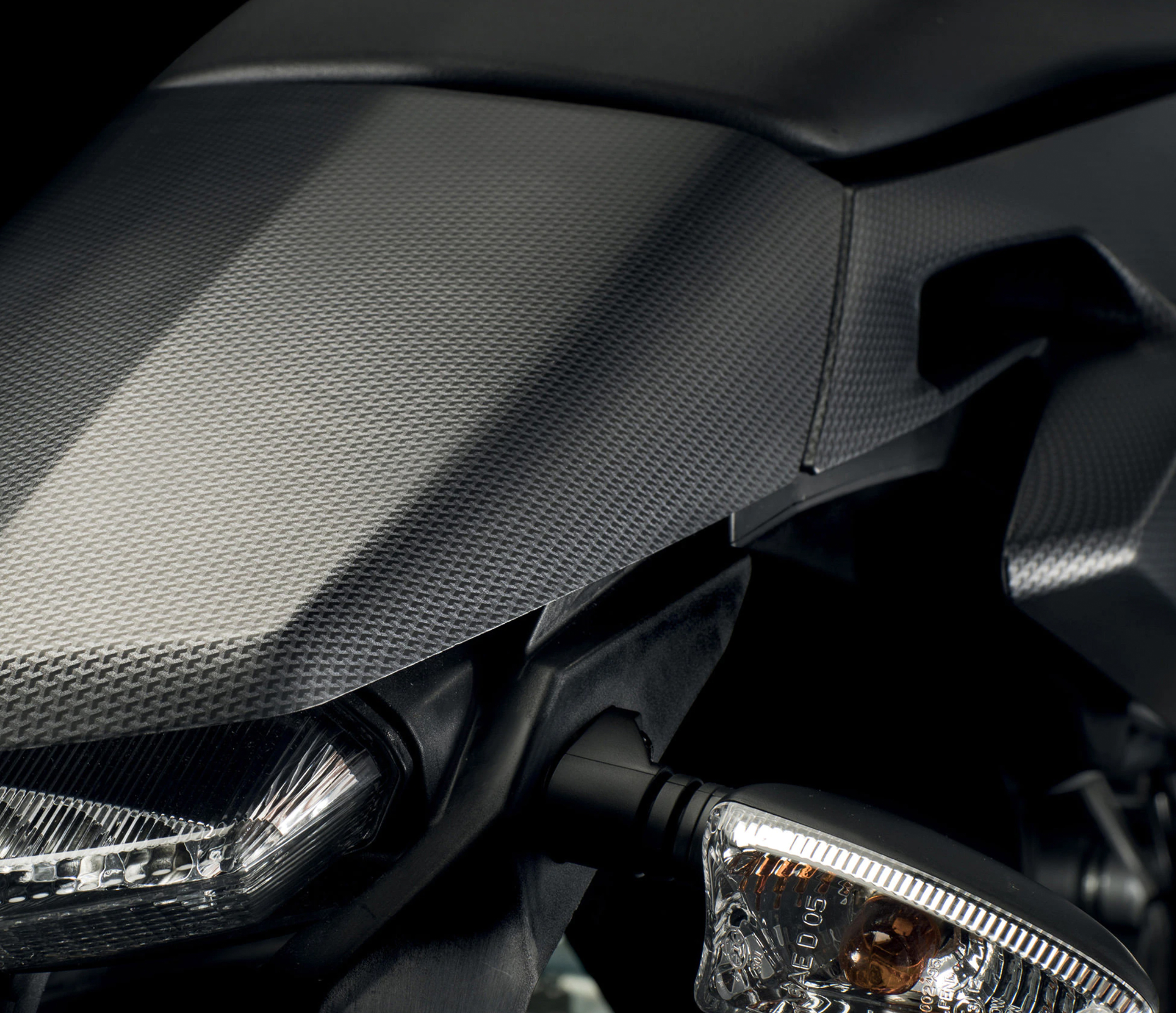 Heckverkleidung, schwarz, Carbon Optik für RX50 Factory, SX50, SX50 Factory, Motard