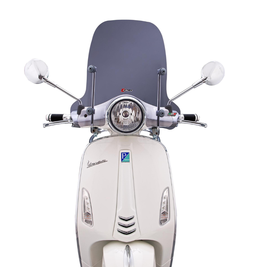 Windschild FACO halbhoch für Vespa Primavera /Elettrica 50-125ccm 2T/​4T ('14-), getönt
