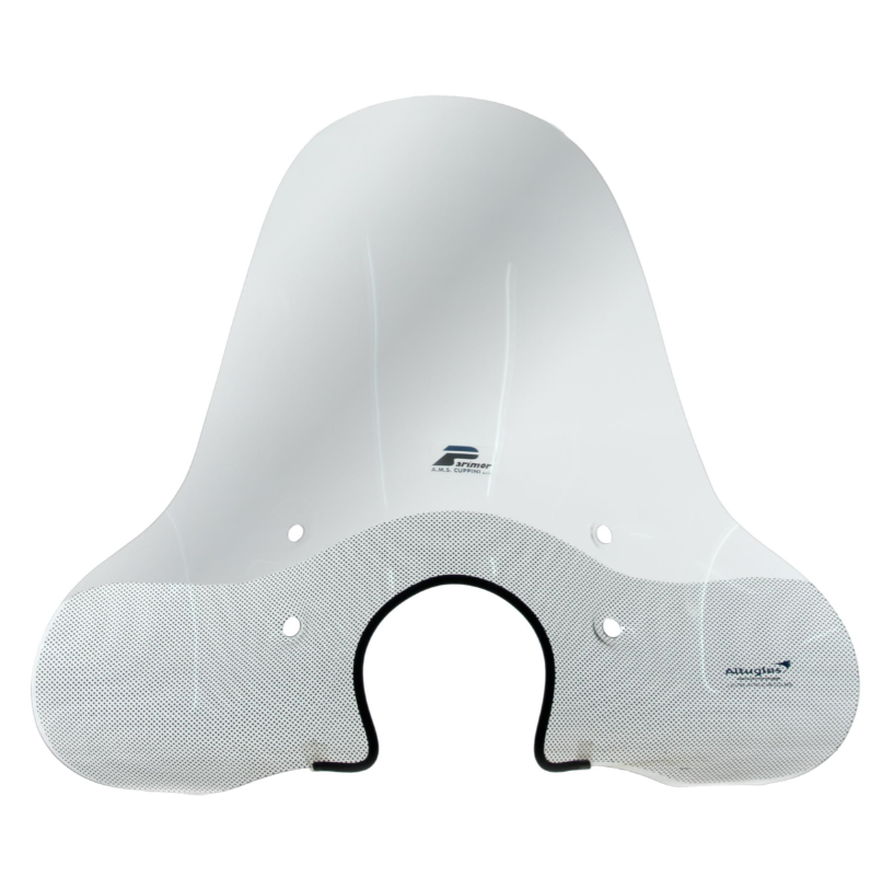 Windschild CUPPINI hoch für Vespa LX 50-150ccm, klar