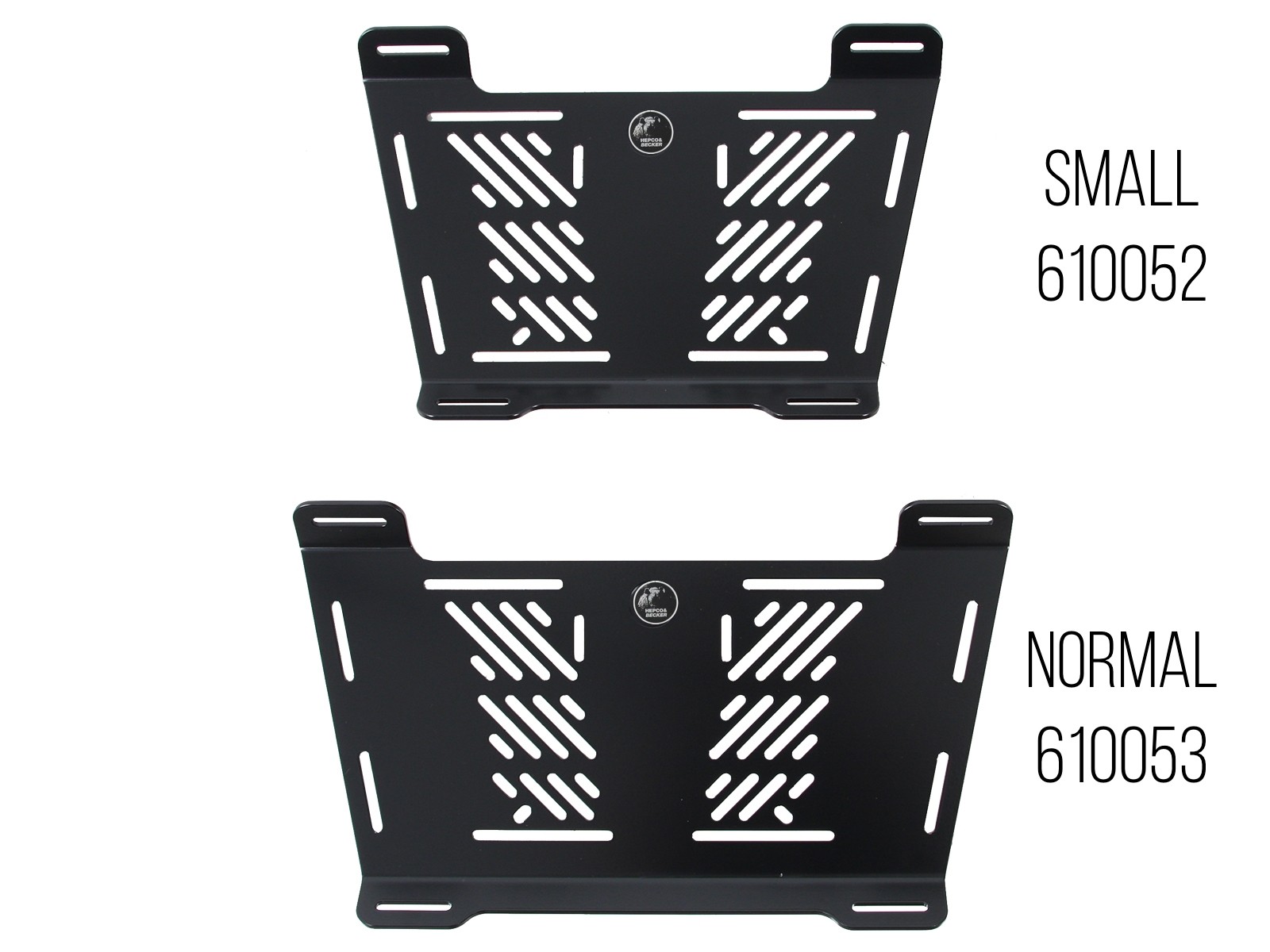 Universal Verbreiterung zur Montage auf vorhandenen Fremdträgern schwarz Hepco & Becker