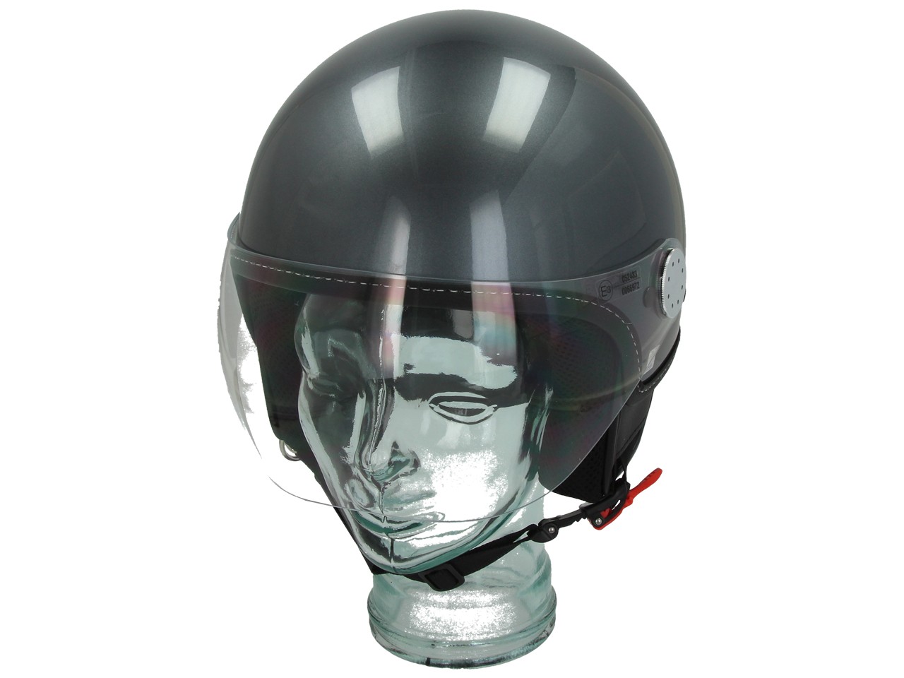 Vespa Jethelm Visor 3.0 Grau Travolgente (G03)