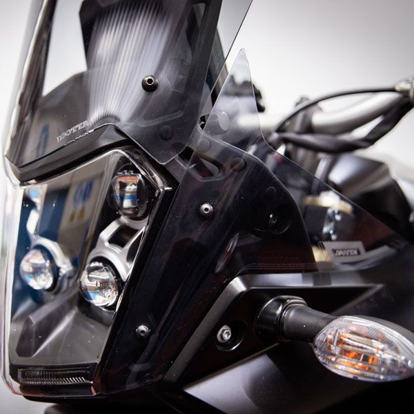 Seitliche Windabweiser dunkelrauch für Yamaha Ténéré 700 (19-24)