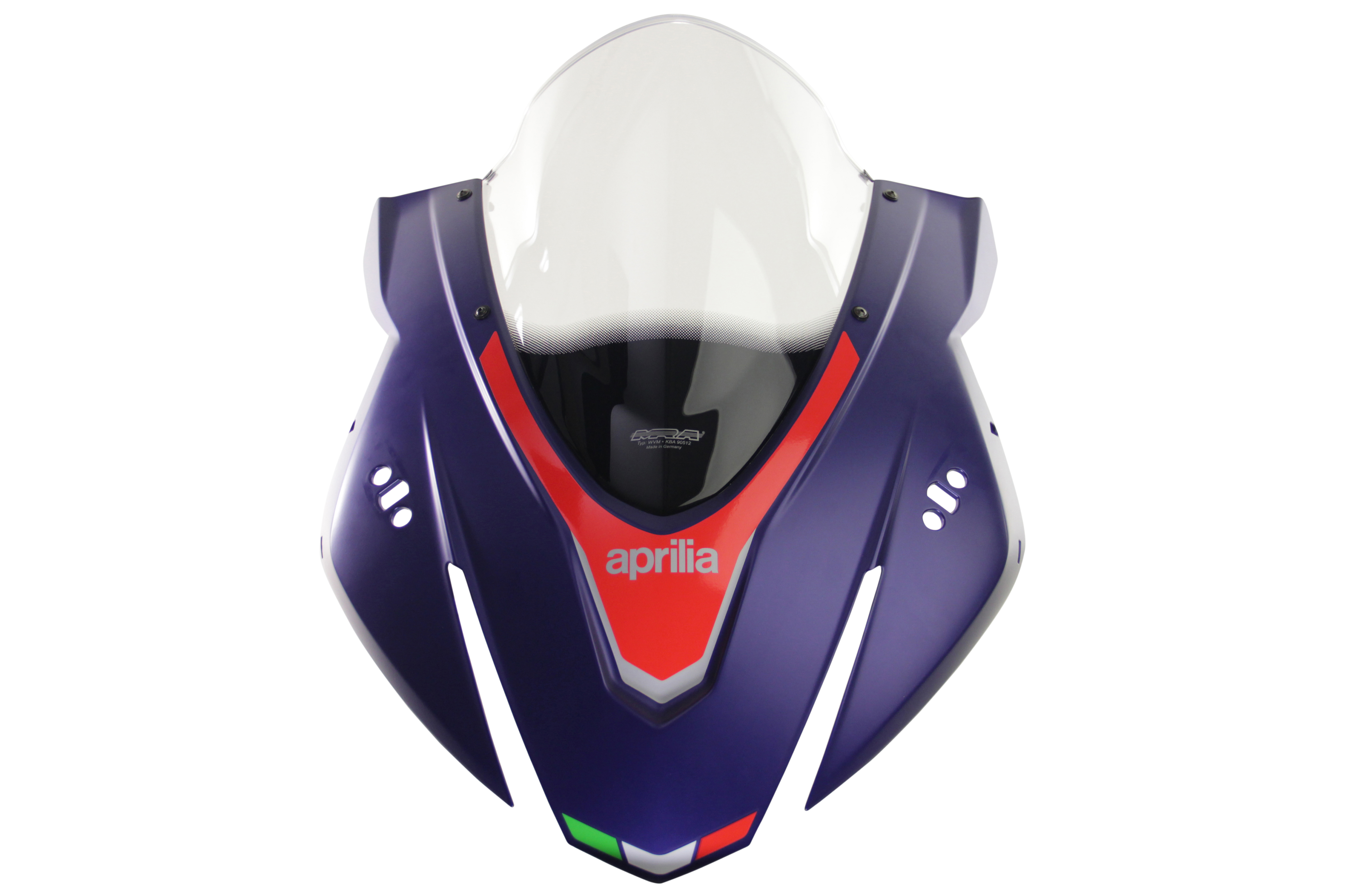 MRA Racingscheibe "R" - farblos - Aprilia RSV 4 1100 Factory 2021-
