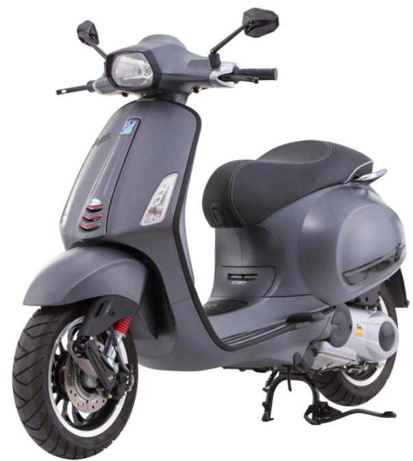 Monoschlitzrohr Beinschild & Trittblech komplett für Vespa Primavera/​Sprint 50-150ccm