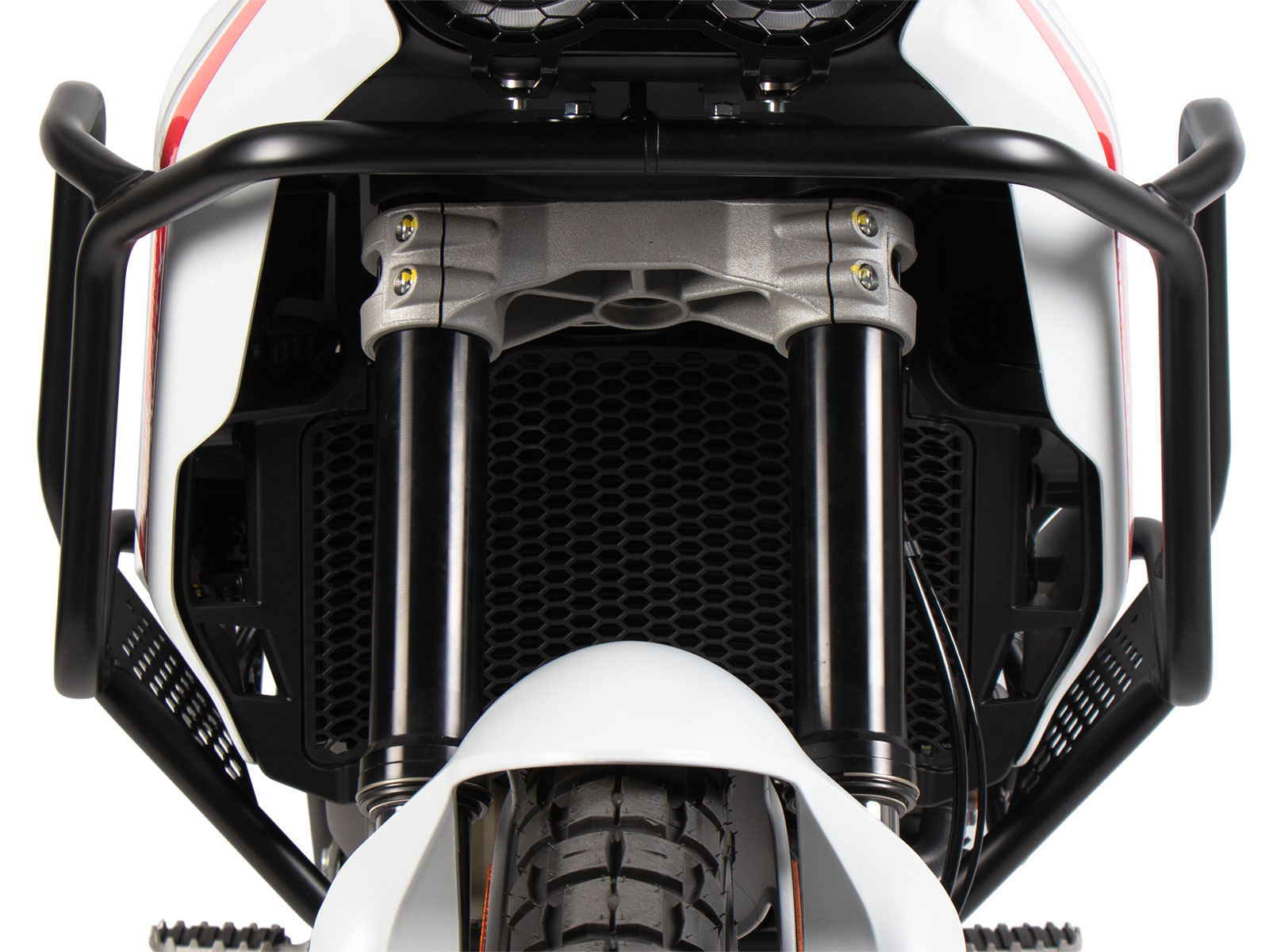 Tankschutzbügel schwarz für Ducati DesertX (22-) Hepco & Becker