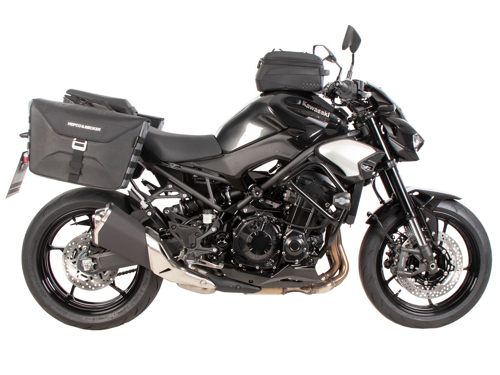 C-Bow Seitenträger schwarz für Kawasaki Z 900 /SE (25-) Hepco & Becker
