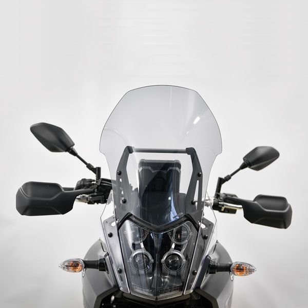 Hohes Windschild rauchgrau für Yamaha Ténéré 700 (19-24)