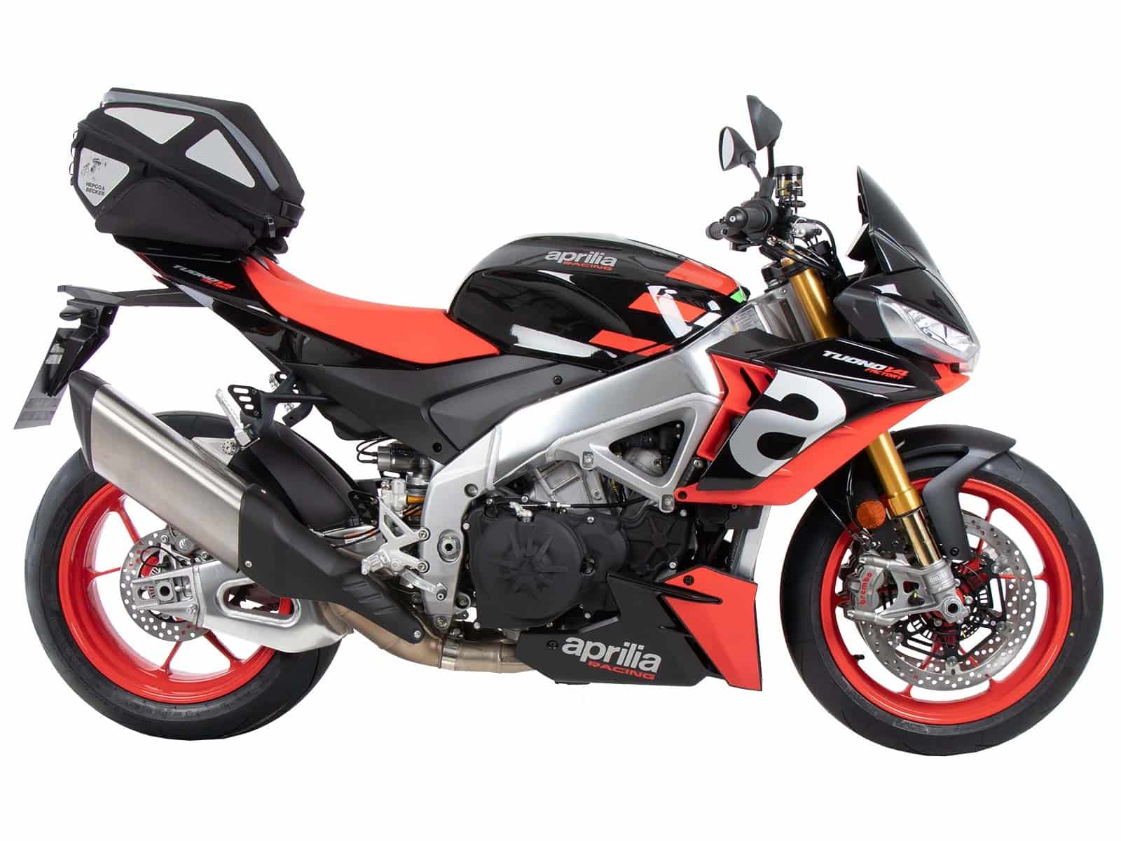 Sportrack festverschraubt schwarz für Aprilia Tuono V4 Factory /RSV 4 /RSV 4 Factory (21-24)