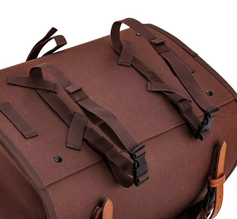 Tasche "Classic" groß für Vespa, Nylon, tobacco braun