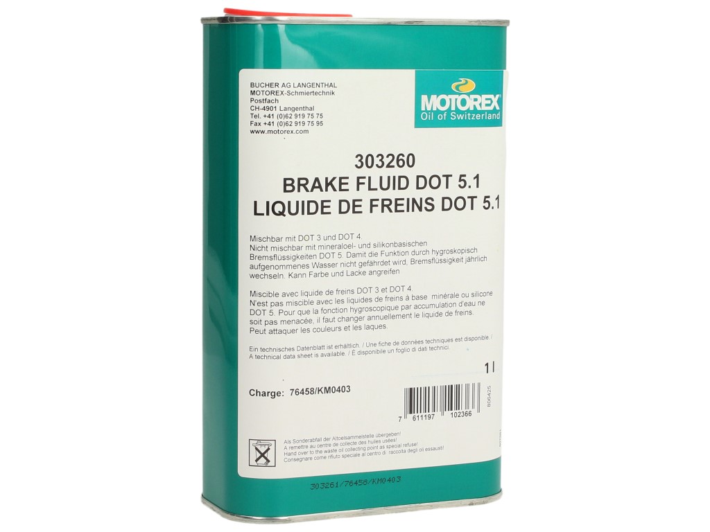Motorex Bremsflüssigkeit, DOT 5.1, 1 l