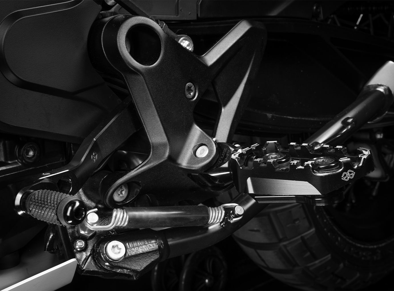Gilles TECH-X Enduro Fußrasten mit ABE für Honda CRF 1100 L Africa Twin, XL 750 Transalp
