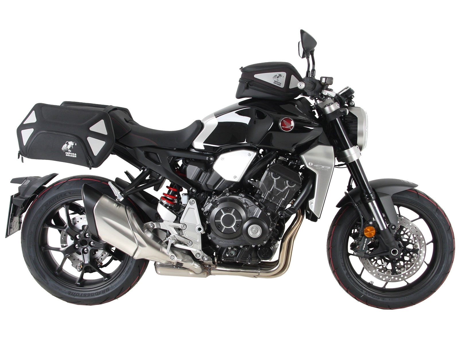 C-Bow Seitenträger schwarz für Honda CB 1000 R (18-20) Hepco & Becker