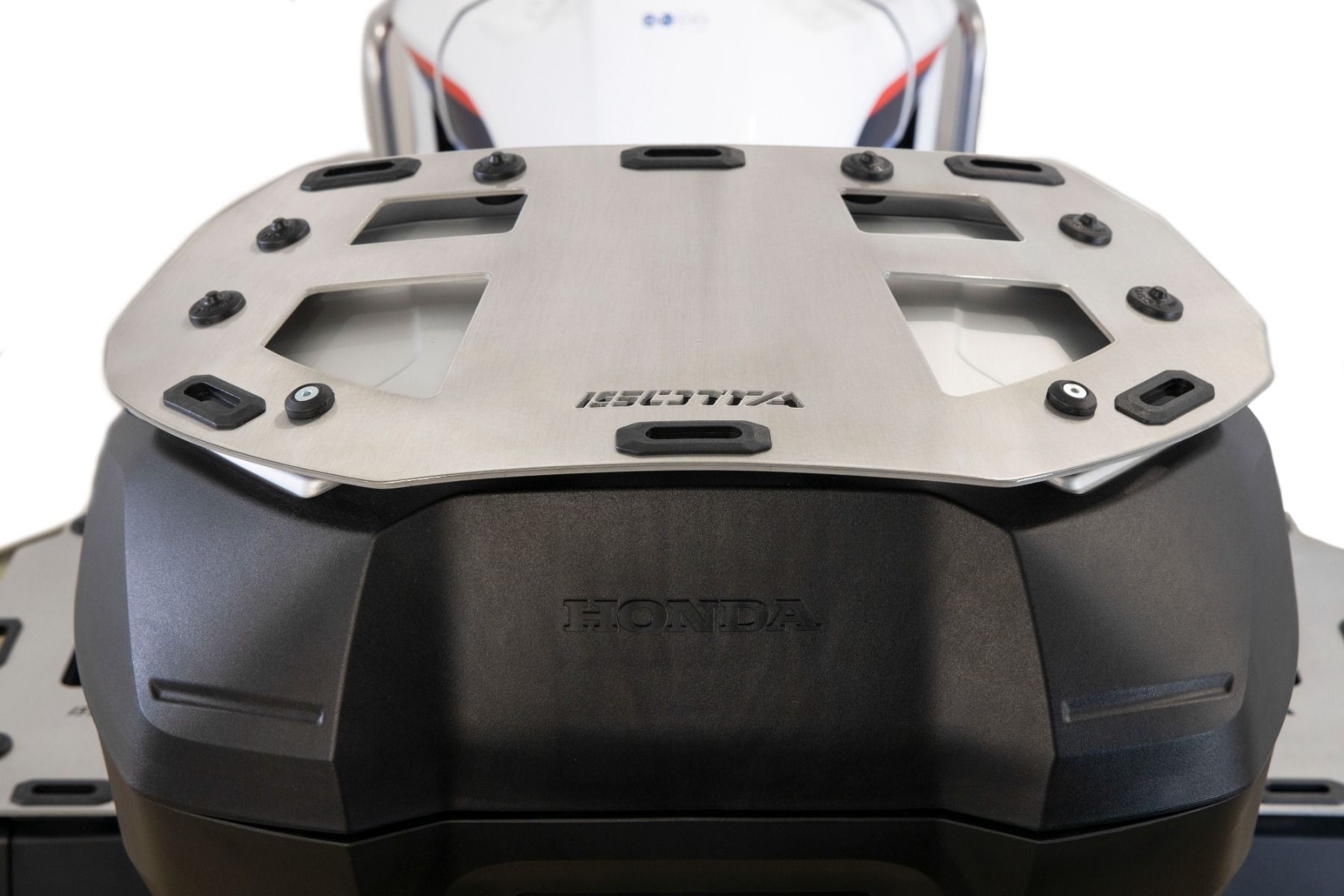 Gepäckträger für Topcase Honda XL 750 Transalp /NT 1100 /ADV 750 /NC 750 X, Alu gebürstet, poliert