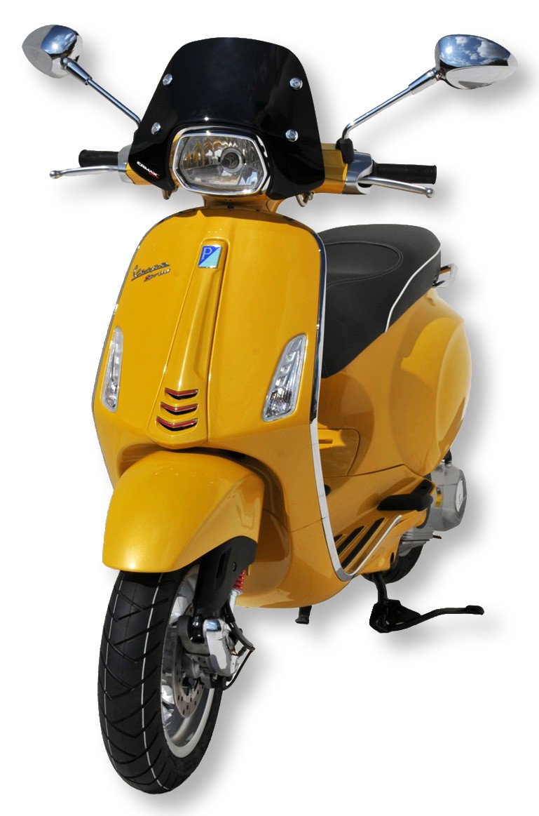 Windschild Ermax Piccolo für Vespa Sprint - schwarz