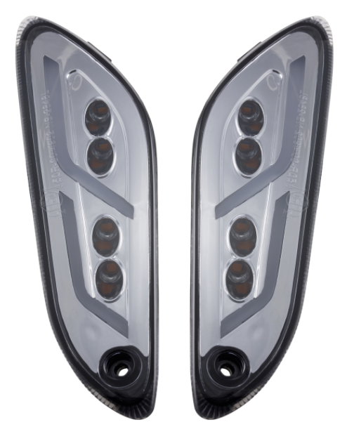 Blinker Kit vorne & hinten für Vespa Primavera/​Sprint 125-150ccm 2T/​4T AC, getönt