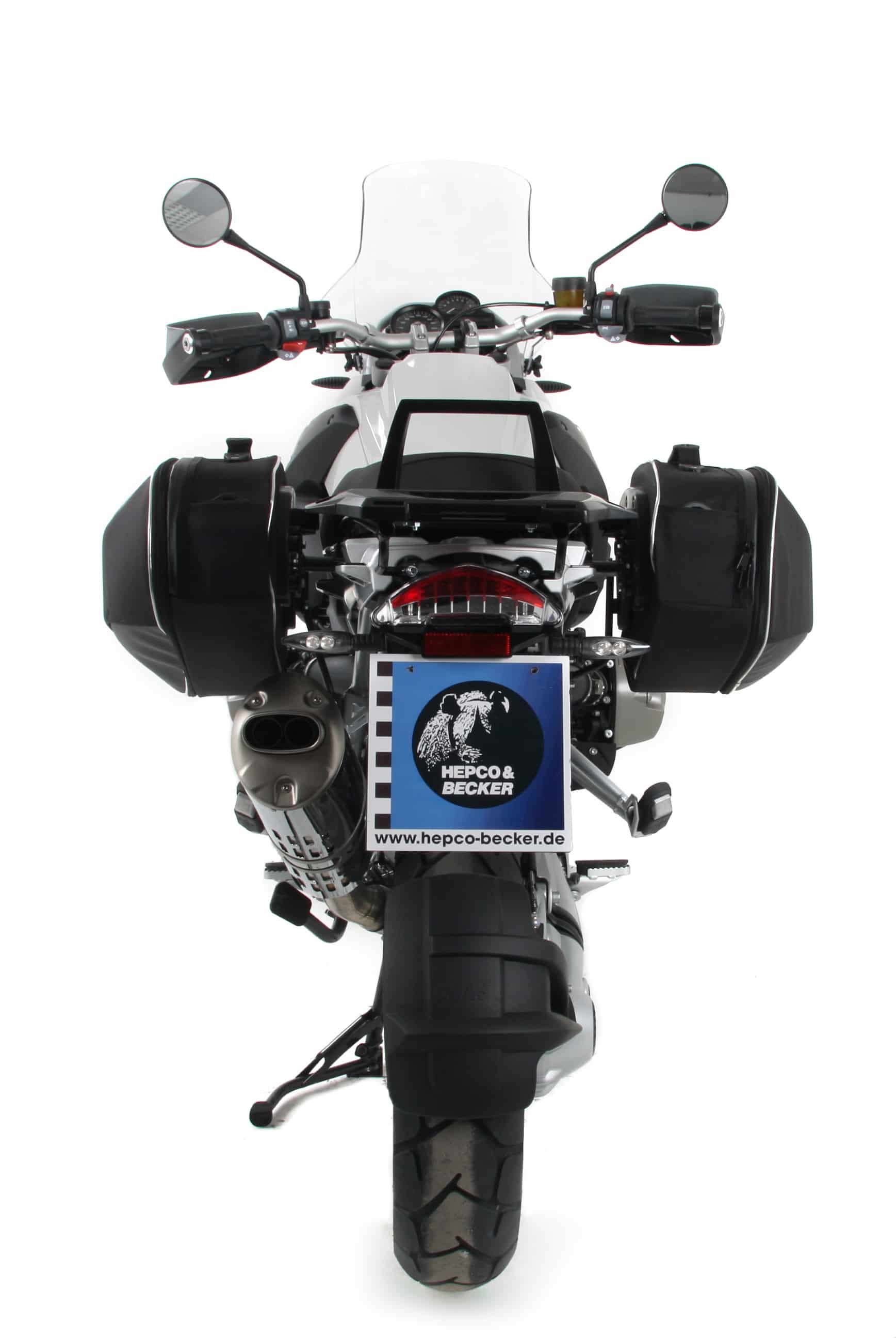 C-Bow Seitenträger schwarz für BMW R 1200 GS (04-12) Hepco & Becker