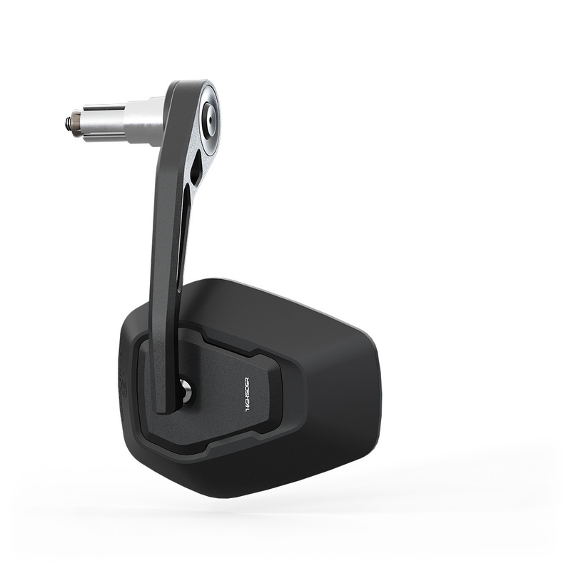 HIGHSIDER pro Lenkerendenspiegel Esagano-RS EVO Schwarz/Schwarz (1Stck.)