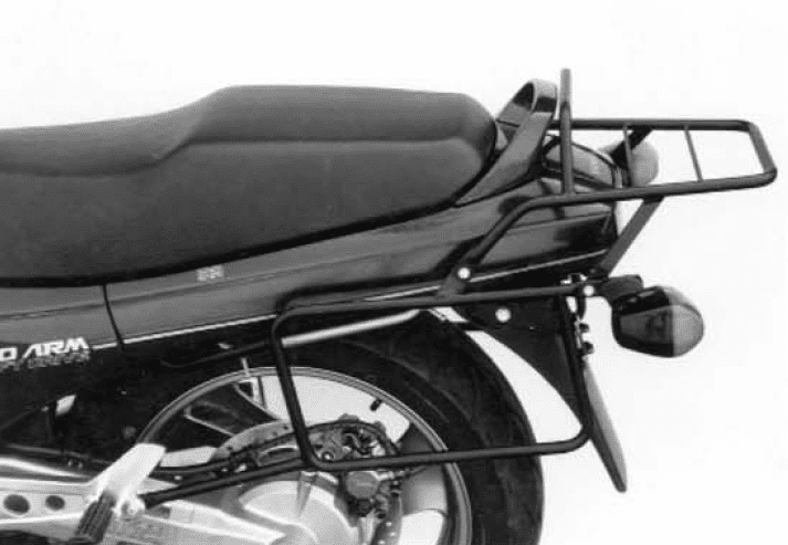 Rohrgepäckbrücke Topcase-Träger und Seitenkofferträger schwarz für Honda NTV 650 (88-98)