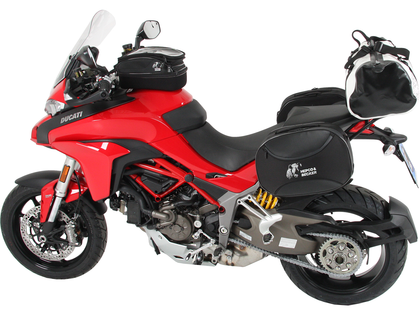 C-Bow Seitenträger schwarz für Ducati Multistrada 1200 /S (15-17) Hepco & Becker