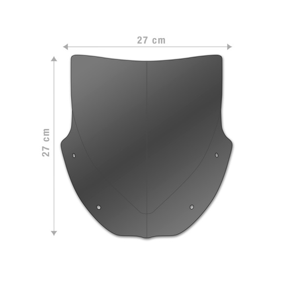Windschild Aerosport für Ducati Scrambler (14-21) - Barracuda
