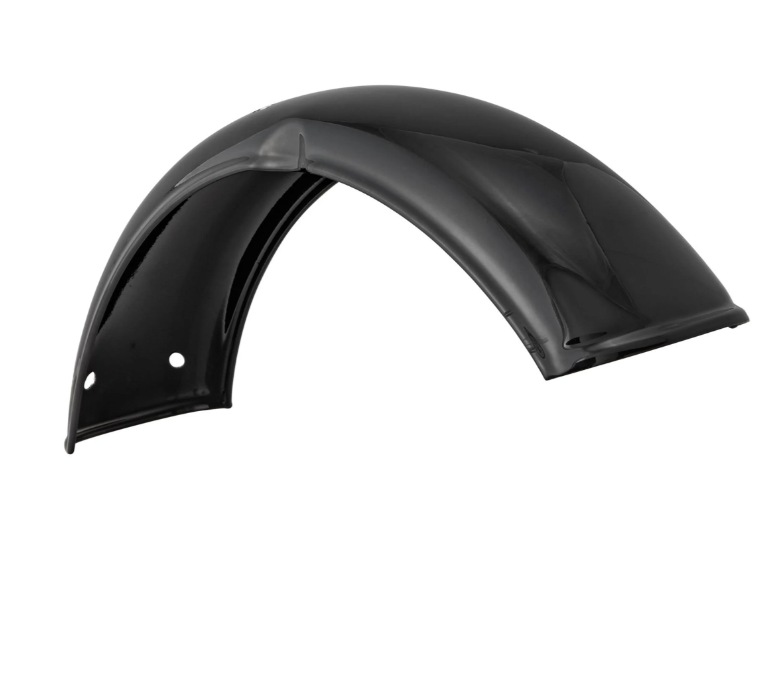 Kotflügel 2.0 Garelli ohne Halter für Vespa PX 80-200ccm, Metall schwarz glänzend