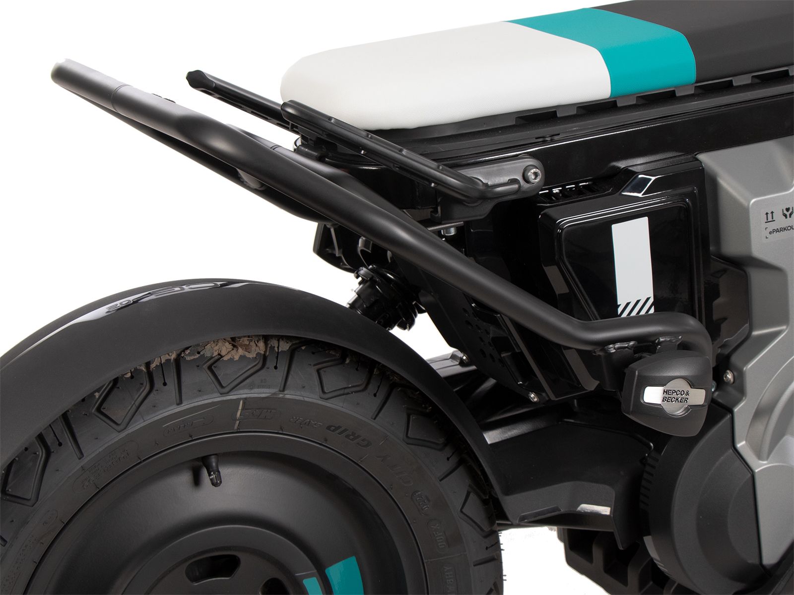 Heckschutzbügel schwarz für BMW CE 02 (23-) Hepco & Becker