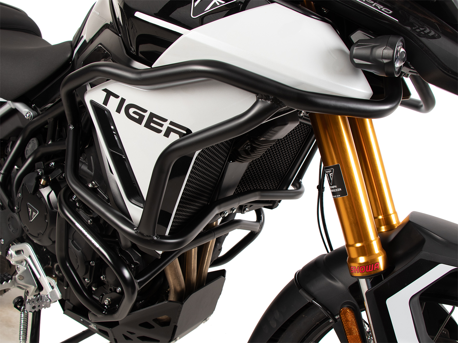 Tankschutzbügel "Solid" schwarz für Triumph Tiger 900 GT / Pro (24-) Hepco & Becker