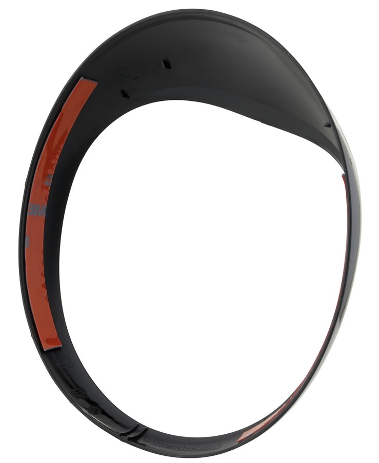 Lampenring für Vespa GTS/​GTS Super/​GT/​GT L 125-300ccm, schwarz glänzend