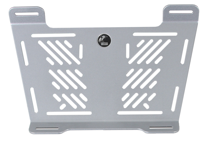 Universal Verbreiterung SMALL zur Montage auf vorhandenen Fremdträgern silber Original Hepco & Becke