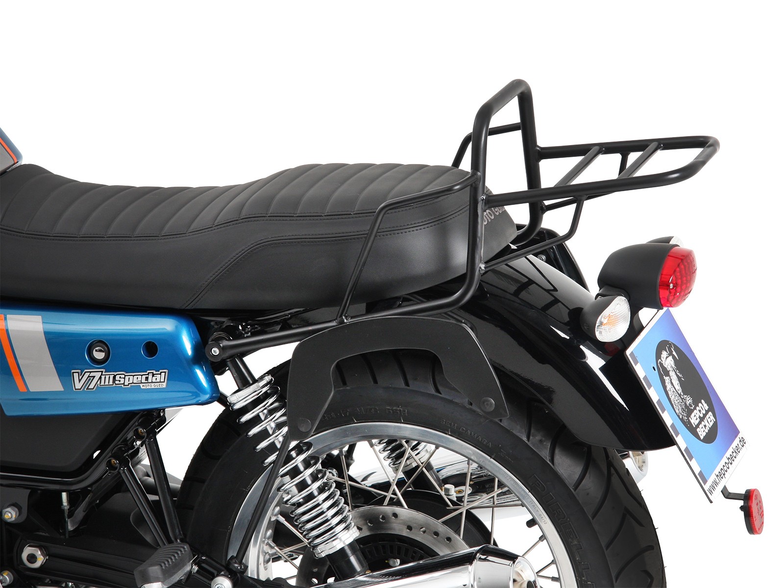Rohrgepäckbrücke Topcase-Träger schwarz für V 7 III stone/ special/ Anniversario/ Racer (Bj.17-)