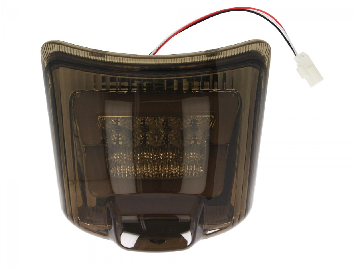 LED Rücklicht schwarz, E-geprüft für Vespa GTS / GTV (bis 2014)