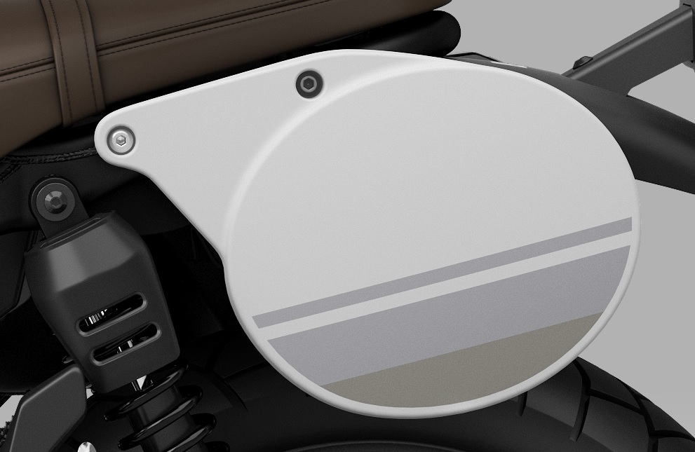 Dekorstreifen Nummerntafel für Honda CL 500 Scrambler (23-) Original