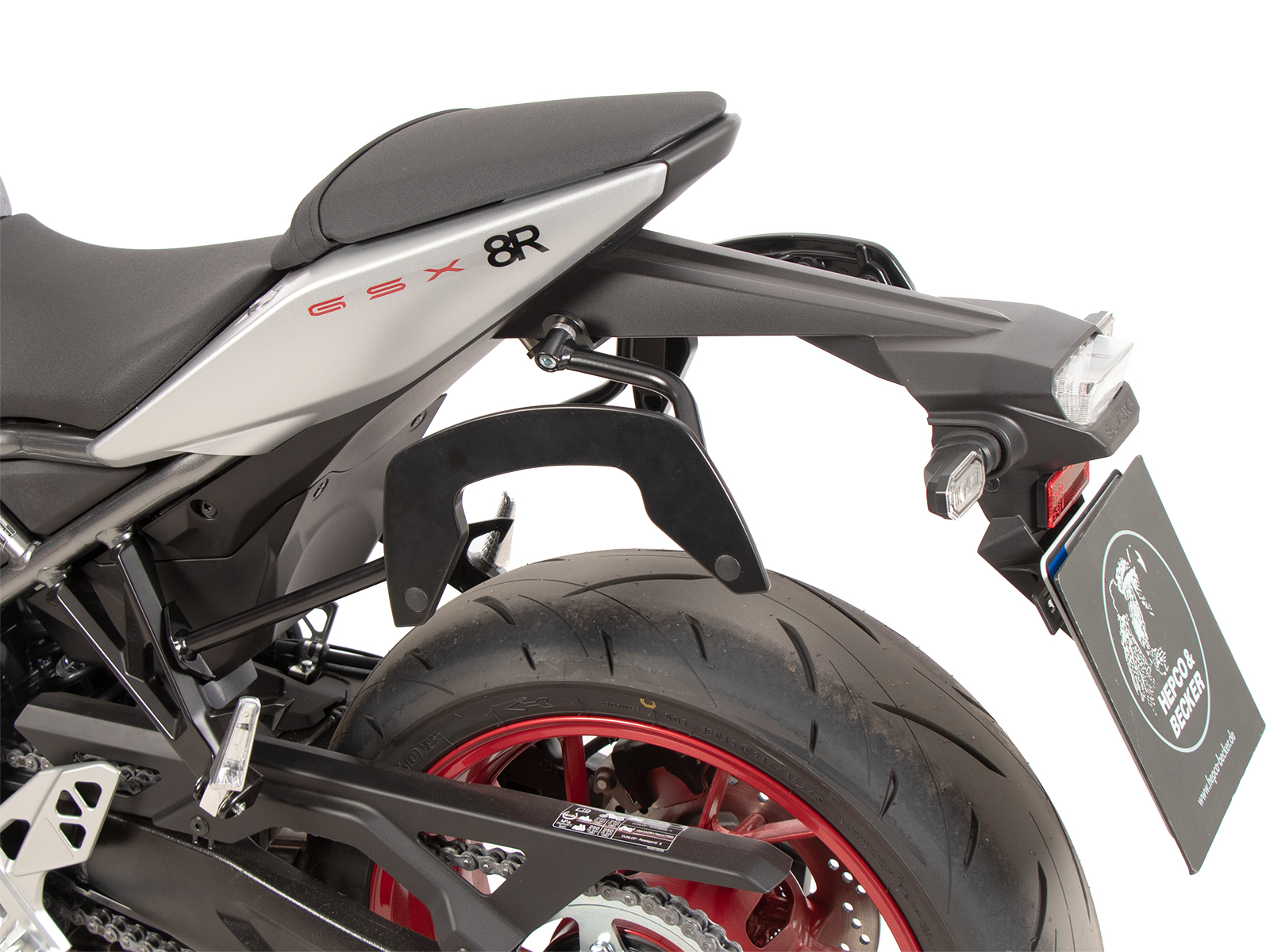 C-Bow Seitenträger schwarz für Suzuki GSX-8R (24- ) Hepco & Becker
