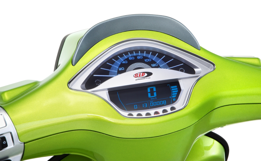 Drehzahlmesser/Tacho für Vespa Primavera/​Sprint 50-150ccm 2T/​4T AC, silber