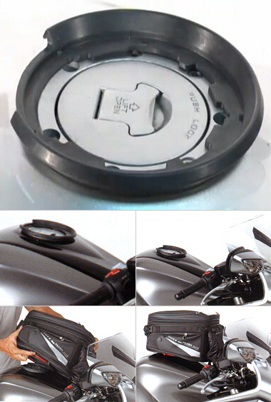 Tankbefestigung für TANKLOCK Tankrucksäcke Givi