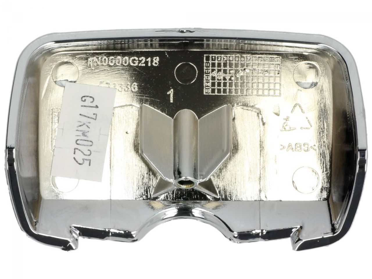 Abdeckung chrom original Sozius-Haltebügel